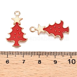 Christmas Theme Alloy Enamel Pendants&nbsp;ENAM-T020-33A