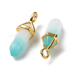 Natural White Jade Pointed Pendants&nbsp;G-K329-31G