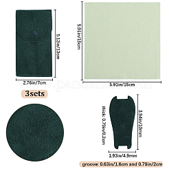 3 Sets Rectangle Velvet Single Watch Storage Bags&nbsp;ABAG-BBC0001-12D