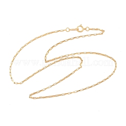 1/20 14K Gold Filled Paperclip Chain Necklaces for Women Men&nbsp;NJEW-Z068-07G