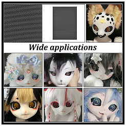 塩ビプラスチックシート  長方形  ブラック  300x220x0.4mm&nbsp;AJEW-WH0314-569B-01
