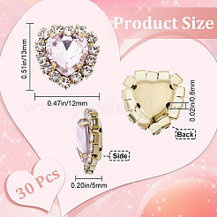 30Pcs Sew on Rhinestone&nbsp;RGLA-GF0001-13A