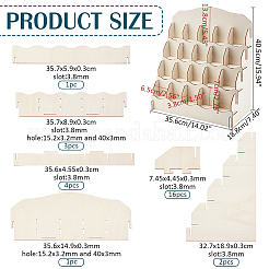 Wood Model Toy Display Holder&nbsp;ODIS-WH0030-107