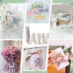 1 Roll Printed Cotton Ribbons&nbsp;SRIB-PH0001-74C