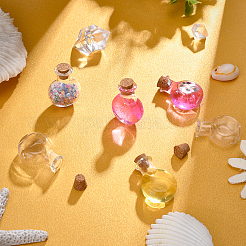 40Pcs 2 Style Glass Bottles&nbsp;AJEW-SC0001-34