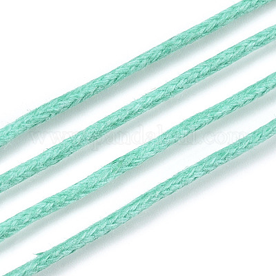 ワックスコットンコード  ターコイズ  1.5mm  約360ヤード/バンドル（330m /バンドル）&nbsp;YC-S007-1.5mm-251-1