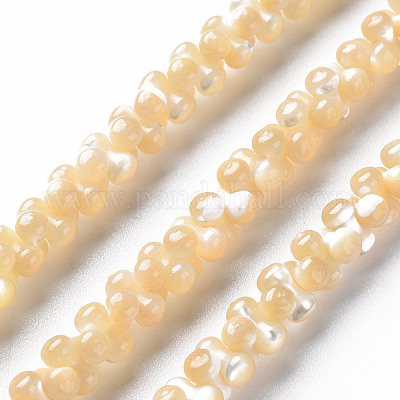 Natural Trochid Shell/Trochus Shell Bead Strands&nbsp;SSHEL-N034-104-A01-1