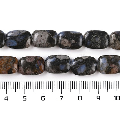 Natural Glaucophane Beads Strands&nbsp;G-C141-C01-01-1