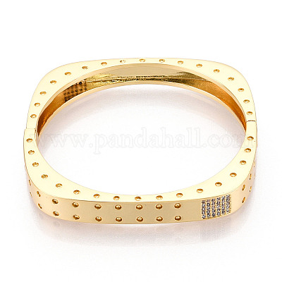 クリスマスファッション Wholesale Brass Micro Pave Clear Cubic Zirconia Bracelets アクセサリー