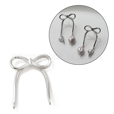 Brass Stud Earring Finding&nbsp;LS-KK-U061-14B-P-1