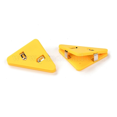 Triangle Shaped Plastic Clips&nbsp;AJEW-F054-02B-1
