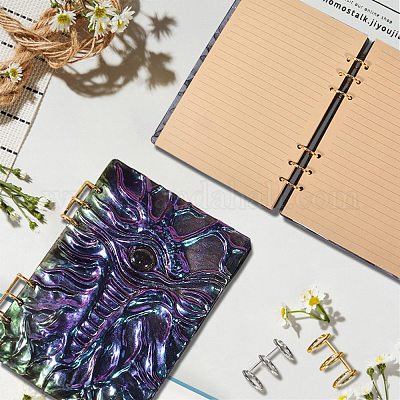 Diy a5 6 リング バインダー ブック カバー シリコン型 レジン型