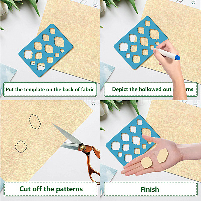 Acrylic Earring Handwork Template&nbsp;DIY-WH0359-049-1