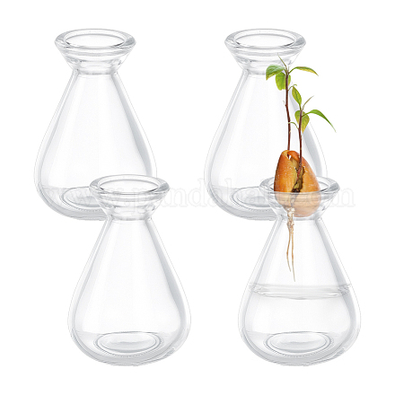 Empty Glass Diffuser Bottle for Aromatherapy LS-AJEW-WH0752-132-1