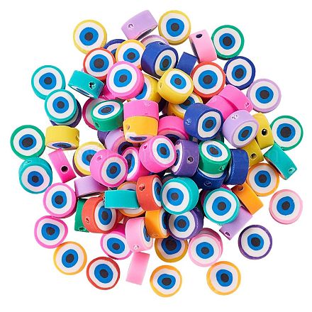 100Pcs Handmade Polymer Clay Beads CLAY-SZ0001-08-1