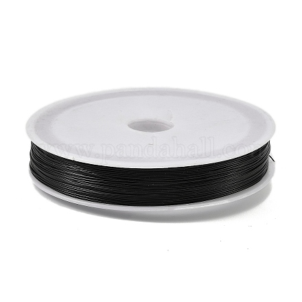 焼き絵の具 鉄線 ラウンド ブラック 0.5mm 24ゲージ 約262.47フィート(80m)/ロール MW-NH0001-01G-1