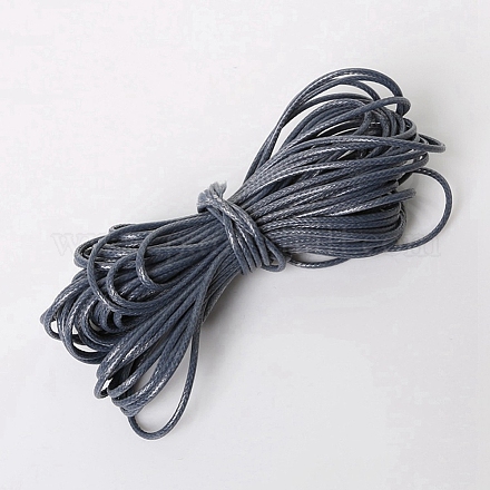 ポリエステルワックスコード  ラウンド  グレー  1mm  15 M /バンドル&nbsp;YC-TAC0002-A-02-1