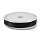 Baking Paint Iron Wire, Round, Black, 0.5mm, 24 Gauge, about 262.47 Feet(80m)/Roll