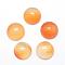 Natural Yellow Agate Cabochons, Dyed & Heated, Half Round, 12x5~6mm