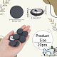 20Pcs Cloth with Aluminum Base Buttons&nbsp;BUTT-NB0001-77C-2