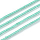 ワックスコットンコード  ターコイズ  1.5mm  約360ヤード/バンドル（330m /バンドル）&nbsp;YC-S007-1.5mm-251-2