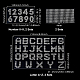 アクリルステッカー  透明  73x130x1.5mm&nbsp;STIC-GA0001-24B-2