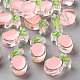 Transparent Enamel Acrylic Beads&nbsp;TACR-S155-002E-1