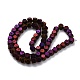 Electroplated Natural Lava Rock Beads Strands&nbsp;G-A256-C01-01B-3