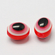 Oval Evil Eye Resin Beads&nbsp;RESI-R160-6x8-05-1