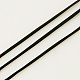 フラット弾性クリスタルストリング  弾性ビーズ糸  ストレッチブレスレット作り用  ブラック  0.8mm&nbsp;EC-G002-0.8mm-19-3