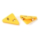 Triangle Shaped Plastic Clips&nbsp;AJEW-F054-02B-2