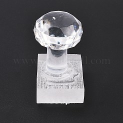大きなハンドルが付いた透明なアクリルの石鹸スタンプ  DIY石鹸型用品  服  52.5x37x28mm&nbsp;DIY-XCP0003-88A