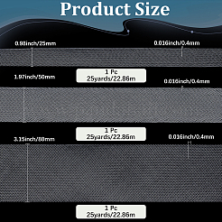 3Rolls 3 Colors Polyester Elastic Mesh Fabric&nbsp;OCOR-CY0001-21B