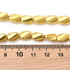電気メッキガラスビーズセット  ツイスト  ミックスカラー  9x6x4mm  穴：1mm  約45~46個/連  15.75''（40センチメートル）&nbsp;EGLA-F166-05A