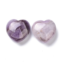 Natural Amethyst Heart Love Stone&nbsp;G-Z020-06