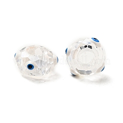 Transparent Glass European Beads&nbsp;GLAA-F121-07F