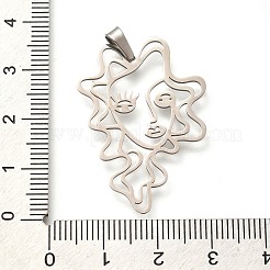 304 Stainless Steel Pendants&nbsp;STAS-Z119-11P