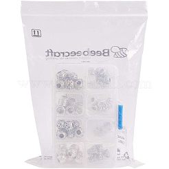 合金ヨーロピアンビーズ  混合図形  アンティークシルバー  11x7x3cm&nbsp;MPDL-NB0001-08AS