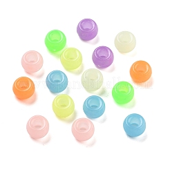100Pcs Luminous Acrylic Beads&nbsp;OACR-FP0001-12