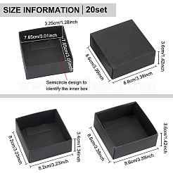 Cardboard Jewelry Boxes&nbsp;CBOX-WH0003-28B