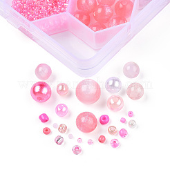DIY 24 Style Acrylic & Resin Beads Jewelry Making Finding Kit&nbsp;DIY-NB0012-01H
