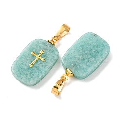 Natural Amazonite Pendants&nbsp;G-G461-06G-07