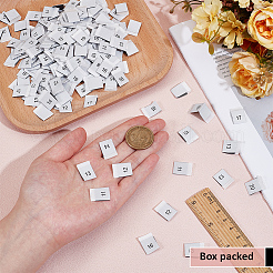 400Pcs 10 Styles Polyester Size Labels for Clothing&nbsp;DIY-BC0016-59A