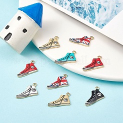 30Pcs 6 Styles Alloy Enamel Pendants&nbsp;ENAM-CJ0005-13