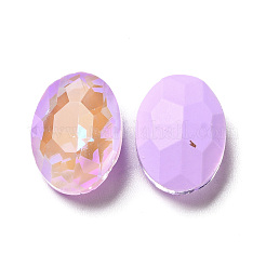 Mocha Fluorescent Style Glass Rhinestone Cabochons&nbsp;GGLA-M005-01A-371MK