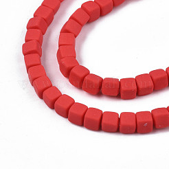 Handmade Polymer Clay Beads Strands&nbsp;CLAY-N008-061-06