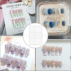 ネイル粘着テープ  ホワイト  12.6x0.07cm  10個/セット&nbsp;AJEW-CP0008-98A