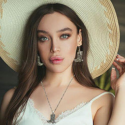 Bohemian Alloy Pendant Necklaces & Dangle Earrrings Sets for Women&nbsp;WG80A03-01