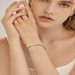 2Pcs 2 Colors Brass Beads Braided Bead Bracelets for Men Women&nbsp;BJEW-LP0012-21