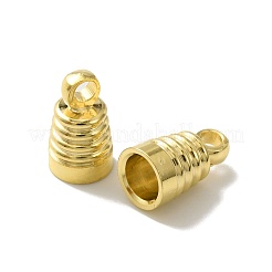 真鍮ペンダント保釈  鉛フリー＆カドミウムフリー  24KGP本金メッキ  8.5x5mm  穴：1.6mm&nbsp;KK-O143-46G